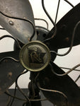 VINTAGE 1930s ROBBINS AND MYERS ELECTRIC 3 SPEED FAN WORKING M4492