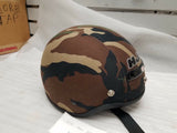 New HJC Helmet Fiberglass Camo Small 1/2 Vented Motorcycle