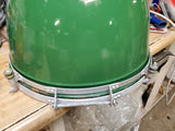 Vintage Warehouse Lights NOS Ceramic Industrial Enamel Green Lights Hanging Fixt