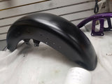 Black Front Fender Harley Ultra Road King Classic Glide Touring 2014^ OEM FLH