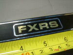 NOS Front Fork Cover Decal Emblem Sticker Harley FXRS Super Glide Low rider