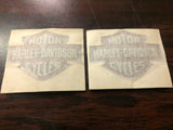 Large HD Harley Pair of Decals Stickers