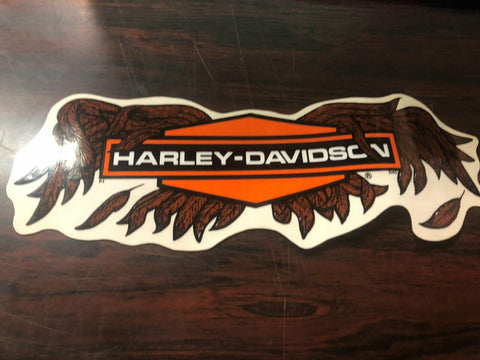 NEW Genuine Harley-Davidson Shield Logo Broken Wing Window Decal Sticker Emblem