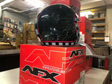 AFX FX-76 Multi MCQ Black Distressed Bike Helmet Size Extra Small P/N 0104-1153