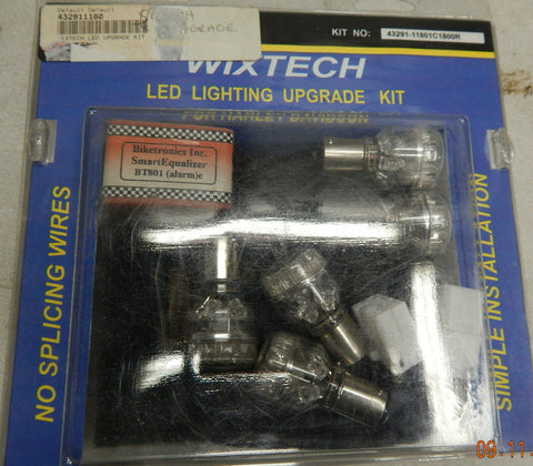 Wixtech LED light bulb kit load equalizer Harley 43291 2001-03 Softail Dyna Conv