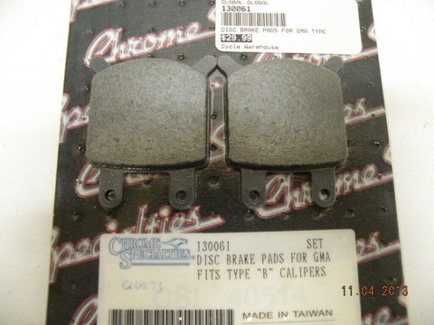 Chrome Specialties GMA High Quality Disc Brake Pads Style Type B GMA Calipers