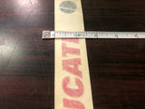 New Old Stock Ducati Logo Red and Black Decal