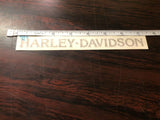 NOS OEM Harley-Davidson Old School Gas Fuel Oil Tank Decal Sticker 1 Side Only