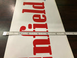 NEW Royal Enfield Red Sticker Decal Large