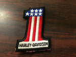 New Old Stock OEM Harley-Davidson American Flag Motorcycle Biker Stitched Patch