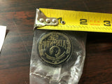 New Military POW MIA Motorcycle Emblem Pin Reads "You Are Not Forgotten All Wars