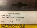 Brand New Tombstone Cycles Double-Driver FM Radio Intercom Earphones P/N BM-280
