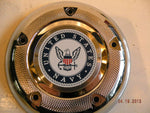 Harley Twin Cam 99^ US Navy Air Cleaner Insert W/Eagle & Anchor Chrome 29107-05