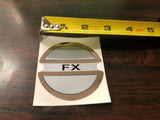 NOS AMF Harley FX 1971 Point Cover Decal Sticker Boatail Superglide Shovelhead