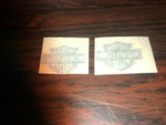 Small HD Harley Pair of Decals Stickers