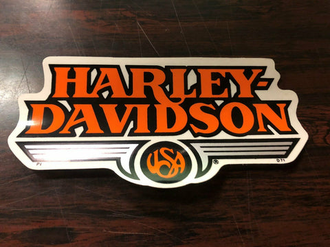 NOS New Harley Davidson USA Large Inside Window Decal Sticker Emblem