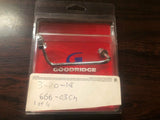 BRAND NEW 3/8 Goodridge Chrome Universal S Double Bend Tube Adapter P/N 666-03CH