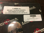 NOS BNIB Polished Stainless Steel Brake Caliper Insert 1.8 1987-99 P/N LM000-14