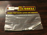 New Russell Stainless Steel Clear Coated Universal Dot Brake Fluid Line # 29-601