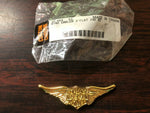 Gold emblem usa gold motorcycle harley wings bar shield handlebar top clamp 3 in