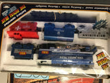 Vintage 1986 Nib Toy Train Set "The Royal Blue" Battery Operated Model #1194