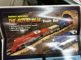 Vintage 1986 Nib Toy Train Set "The Royal Blue" Battery Operated Model #1194