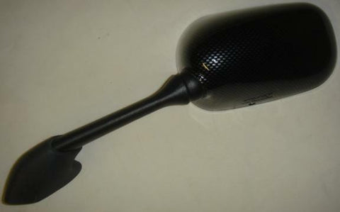 New Carbon Fiber Left Side Mirror Yamaha YZF R1 1000 OEM Replacement 2004 - 2006