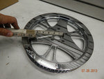 Chrome rear wheel pulley pro one 70t 1 1/2 odyssey harley custom billet new!