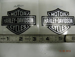 AMF GAS TANK DECALS STICKERS HARLEY FX LOW RIDER SPORTSTER BAR SHIELD SILVER