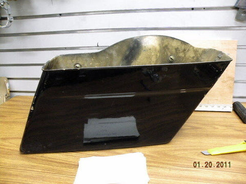 Right Lower Saddlebag Harley Dresser Fl Black 80-85