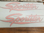 Gas Tank Decals Stickers Harley Sportster Ironhead XLH XLCH Vintage Style AMF