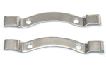 CHROME BRACKET SET FOR SISSY BAR PAD HARLEY SHOVELHEAD IRONHEAD SPORTSTER