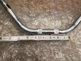 NOS Vintage 3/4 Handlebars 4" tall 28" wide Chrome Suzuki Kawasaki Yamaha Honda