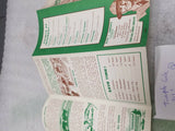 Antique 1950s PA Turnpike Guide Map Brochure Vintage "76" Leaflet Collectible!