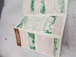 Antique 1950s PA Turnpike Guide Map Brochure Vintage "76" Leaflet Collectible!