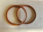 Pair Exhaust Gaskets Harley Shovelhead flh fx wide glide superglide 1966-1984 co