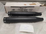RCX Slip on mufflers Harley Dyna Billet tips RC Exhaust 2010^ Rival Eclipse FXD