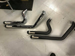 Kuryakyn Crusher Exhaust Pipes 2 Into 2 Black Harley Sportster 2004^ Vance hines