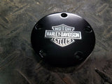 Billet Points Cover Black Harley Bar shield Softail Dyna Bagger Fatboy FLHX Glid