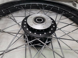 Black Front Spoke Wheel Harley Sportster Dyna 2000^ 3/4 2.15x21 Dual Disc 883 12