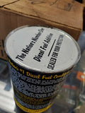 siloo diesel Fuel Conditioner Oil can Metal Full Great graphics Tin Collectible!