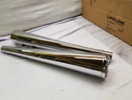 Chrome 4" Slip On Mufflers Harley Touring Reverse cone Ultra Classic Glide King