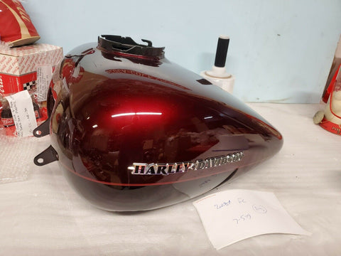 Bagger Gas Tank 2 tone burgundy 2008^ 6 gallon Harley Ding Street Road Glide din
