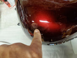 Bagger Gas Tank 2 tone burgundy 2008^ 6 gallon Harley Ding Street Road Glide din