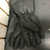 EVEL KNIEVEL CYCLES GAUNTLET MOTORCYCLE GLOVES W/RAIN COVER L LEATHER RARE DISC.