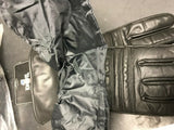 EVEL KNIEVEL CYCLES GAUNTLET MOTORCYCLE GLOVES W/RAIN COVER M LEATHER RARE DISC.