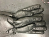 EVEL KNIEVEL CYCLES GAUNTLET MOTORCYCLE GLOVES W/RAIN COVER M LEATHER RARE DISC.