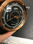 BAROMETER INSTRUMENT MEASURING ATMOSPHERIC PRESSURE ROSE GOLD  NEEDLE BROKEN