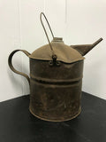 VINTAGE KEROSENE CAN ANTIQUE 1 GALLON HANDLE SPOUT LID GAS & OIL CO MAN CAVE