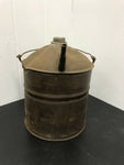 VINTAGE KEROSENE CAN ANTIQUE 1 GALLON HANDLE SPOUT LID GAS & OIL CO MAN CAVE